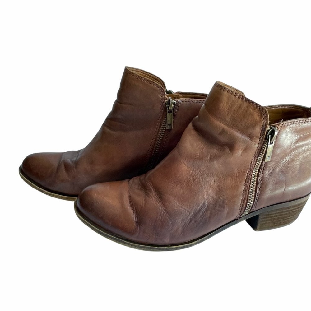 LUCKY Brand Bootie Side Zip 8.5 - Picture 3 of 12